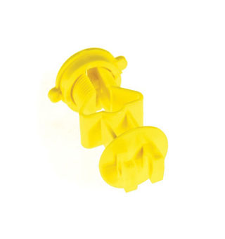 PATRIOT™ SCREW-ON INSULATOR STANDARD T-POST YELLOW 25/PKG