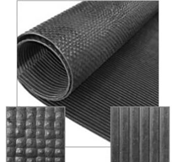 PRE-CUT RUBBER UTILITY MAT - 96IN X 60IN - EACH