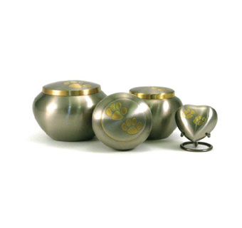 DOUBLE PAW ODYSSEY URN PEWTER BRASS L