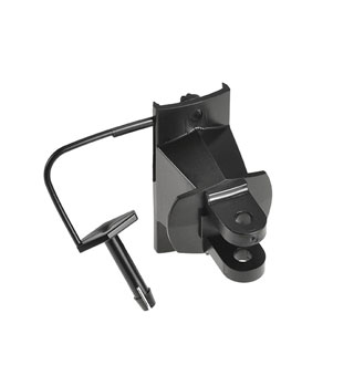 PATRIOT™ PINLOCK INSULATOR FOR WOOD POST AND METAL PIPE POST BLACK 25/PKG