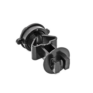 PATRIOT™ SCREW-ON INSULATOR STANDARD T-POST BLACK 25/PKG