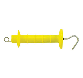 SPRING ECONOMY GATE HANDLE POLYETHYLENE YELLOW