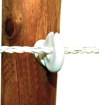 SCREW-IN RING INSULATOR 2 IN WHITE 25/PKG