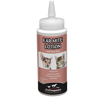 FIRST COMPANION® EAR MITE LOTION 6 OZ 1/PKG