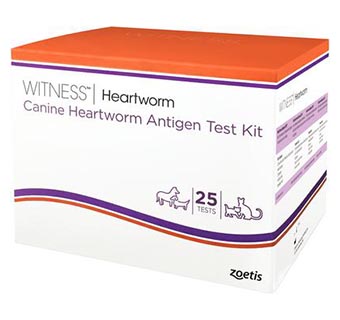 WITNESS® HEARTWORM TEST KIT 25 TESTS/KIT
