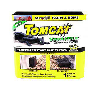 TOMCAT TAMPER RESISTANT VERSATILE RODENT BAIT STATION 1 PACK