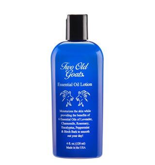 TWO OLD GOATS ESSENTIAL OIL LOTION 4 OZ