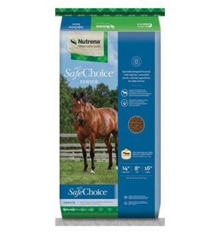 NUTRENA® SAFECHOICE SENIOR HORSE FEED 14% PROTEIN 50 LB