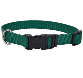 06601 ADJ TUFF DOG COLLAR NYLON 14 - 20 IN X 3/4 IN HUNTER GREEN