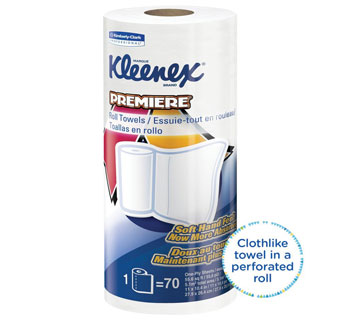 KLEENEX® PREMIERE® KITCHEN ROLL TOWEL 11 IN L X 10.4 IN W 24 RL/CS