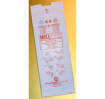 MILLPACK™ POUCHES 3.5 IN X 9 IN 200/PKG