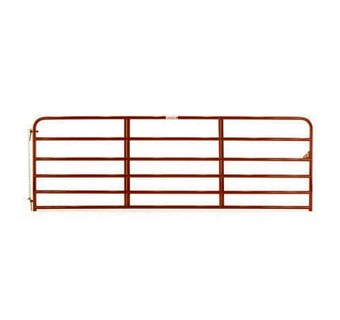 PERSONALIZED 6-BAR ECONOMY TUBE GATE 12 FT BLUE