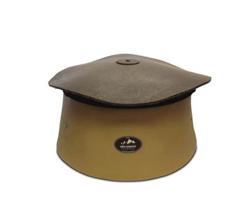 BULL MINERAL FEEDER POLYETHYLENE TAN 120 LB