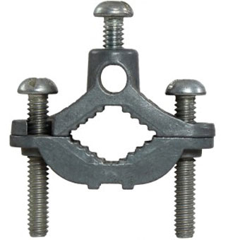 UNIVERSAL GROUND ROD CLAMP ZINC-PLATED