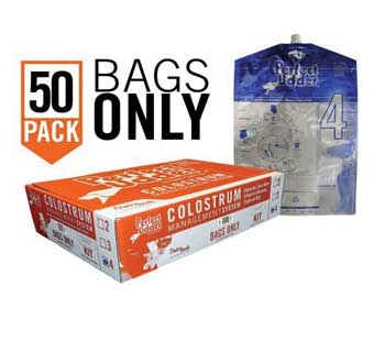 DAIRY TECH® PERFECT UDDER® COLOSTRUM BAG 4 L (BAGS ONLY) 50/PKG