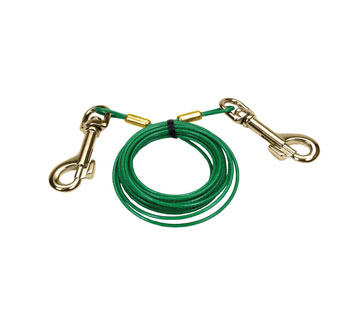 TITAN® PUPPY TIE-OUT CABLE WITH SNAP 12 FT L
