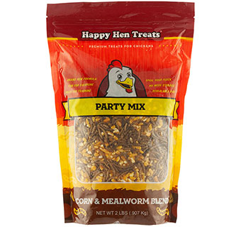 HAPPY HEN™ PARTY MIX™ CORN & MEALWORM BLEND 2 LB 1/PKG