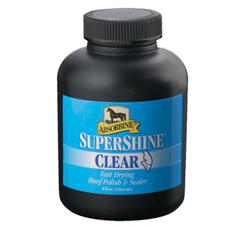 SUPERSHINE® HOOF POLISH AND SEALER - CLEAR  - 8OZ - EACH