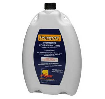 IVERMAX® POUR-ON PARACITICIDE 2.5 LITER 4 COUNT