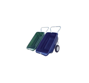 HEAVY-DUTY JUMBO CART 11.5 CU-FT FOR ALL TERRAIN HUNTER GREEN