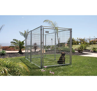 DURANGO DOG KENNEL 5 FT X 10 FT X 6 FT GALVANIZED