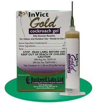 INVICT™ GOLD COCKROACH BAIT GEL 300 G SYRINGE