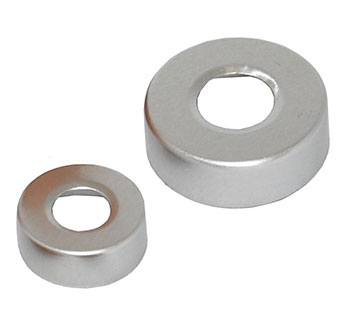OPEN TOP CLOSURE - ALUMINUM - 20MM - 100/BOX