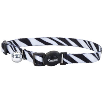 SAFE CAT® 06701 ADJUSTABLE COLLAR 8 - 12 IN X 3/8 IN ZEBRA