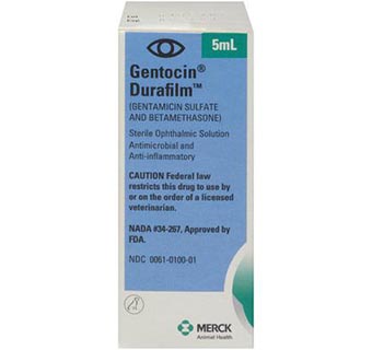 GENTOCIN® DURAFILM® 5 ML BOTTLE 10/PKG (RX)