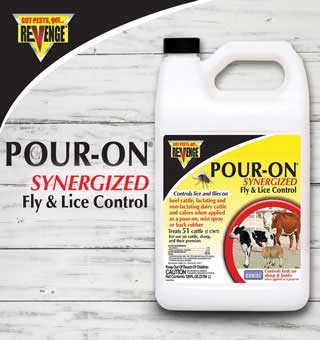 REVENGE® POUR-ON™ FLY CONTROL LIQUID 1 GAL