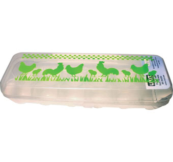 REUSABLE EGG CARTON PLASTIC 12/PKG