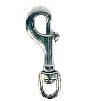 VOLTHA™ SWIVEL EYE BOLT SNAP SILVER STAINLESS STEEL 200 LB 1/2 IN