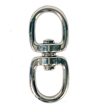 VOLTHA™ EYE AND EYE SWIVEL SNAP SILVER DIE-CAST ZINC 3/4 IN 149 LB
