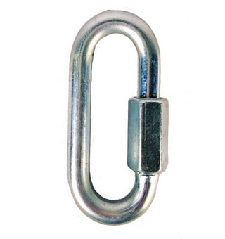 VOLTHA™ QUICK-LINK CONNECTOR SILVER ZINC-PLATED 1/2 IN 3300 LB