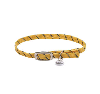 ELASTACAT® 07741 REF SAFETY STRETCH CAT COLLAR 10 IN X 3/8 IN YELLOW