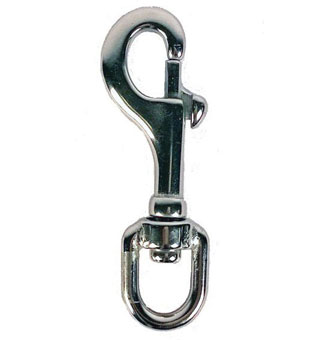 VOLTHA™ SWIVEL EYE BOLT SNAP SILVER STAINLESS STEEL 200 LB 5/8 IN