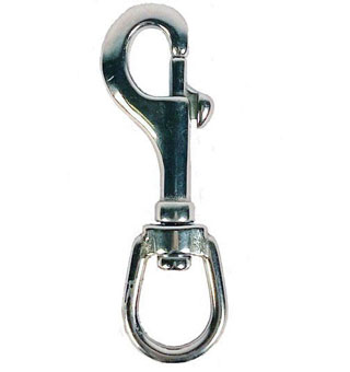 VOLTHA™ SWIVEL EYE BOLT SNAP SILVER STAINLESS STEEL 200 LB 3/4 IN