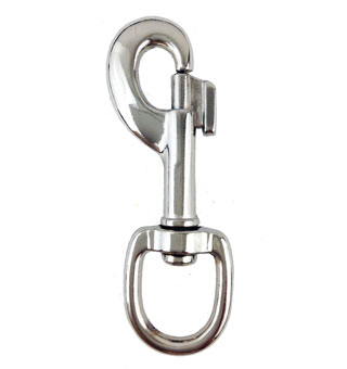 VOLTHA™ SWIVEL EYE BOLT SNAP SILVER DIE-CAST ZINC 3/4 IN 110 LB