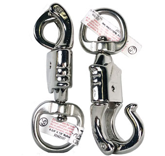 VOLTHA™ SWIVEL EYE PANIC SNAP 200 LB 7/8 IN X 4-1/4 IN MALLEABLE IRON