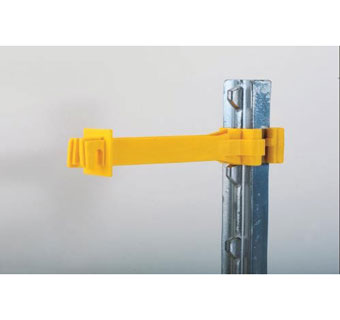 SNUG® T-POST INSULATOR EXTENDED LENGTH YELLOW 15/PKG