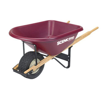 XHD WHEELBARROW TRAY 6 CU-FT 4-PLY TURF TIRE 1