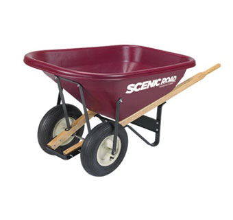 XHD WHEELBARROW TRAY 8 CU-FT 2-PLY RIBBED TIRE 2
