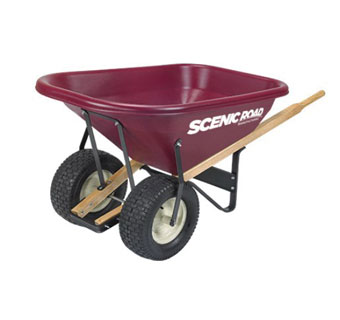 XHD WHEELBARROW TRAY 8 CU-FT 4-PLY TURF TIRE 2
