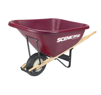 XHD WHEELBARROW TRAY 10 CU-FT 2-PLY RIBBED TIRE 1