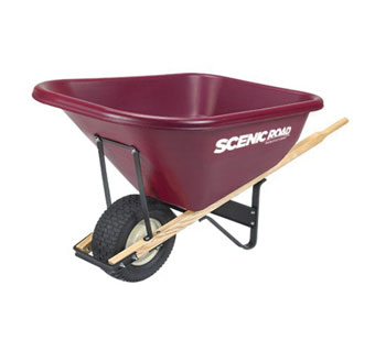 XHD WHEELBARROW TRAY 10 CU-FT 4-PLY TURF TIRE 1