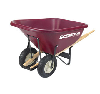 XHD WHEELBARROW TRAY 10 CU-FT 2-PLY RIBBED TIRE 2