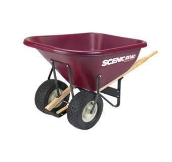 XHD WHEELBARROW TRAY 10 CU-FT 4-PLY TURF TIRE 2
