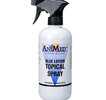 BLUE LOTION WOUND DRESSING PLUS TRIGGER SPRAY 16 OZ