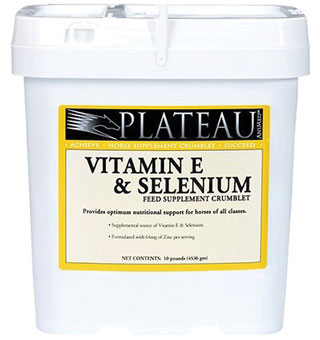 PLATEAU VITAMIN E/SELENIUM CRUMBLET SUPPLEMENT 0.19% PROTEIN 10 LB
