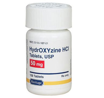HYDROXYZINE HCL TABLETS 50 MG (RX) 100/BT